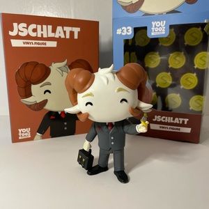 Original Jschlatt youtooz schlattcoin mcyt figure